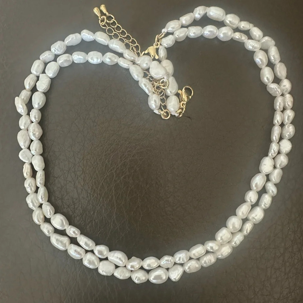 Love look Pearl  Dainty Necklace (Sold Separately)